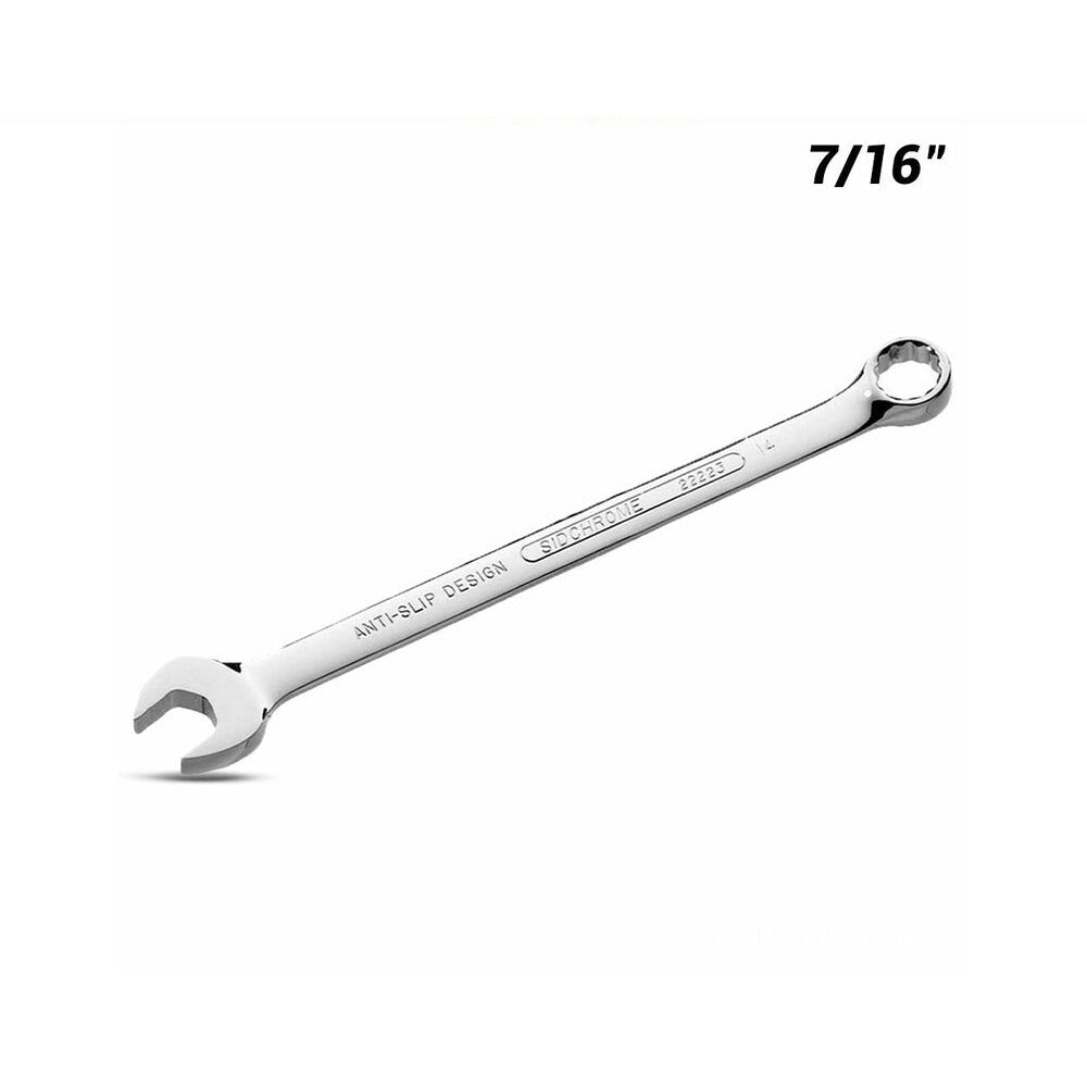 Sidchrome SCMT22418 7/16" Imperial AF Ring & Open End Combination Spanner