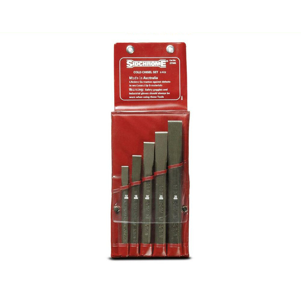 Sidchrome SCMT27305 5pce Cold Chisel Set