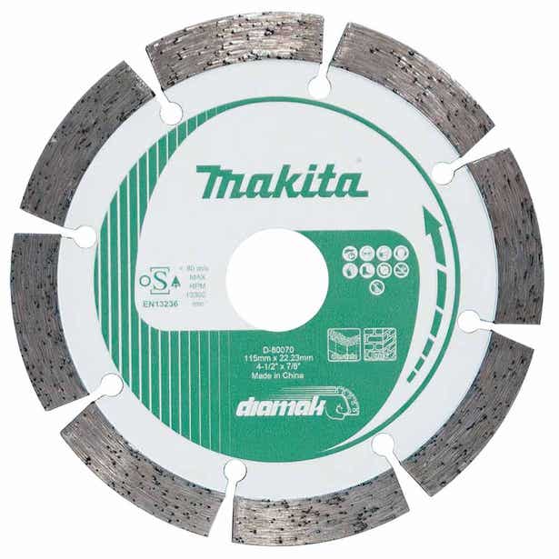 MAKITA 115mm x 22.23 Diamak Segmented Diamond Blade D-80070
