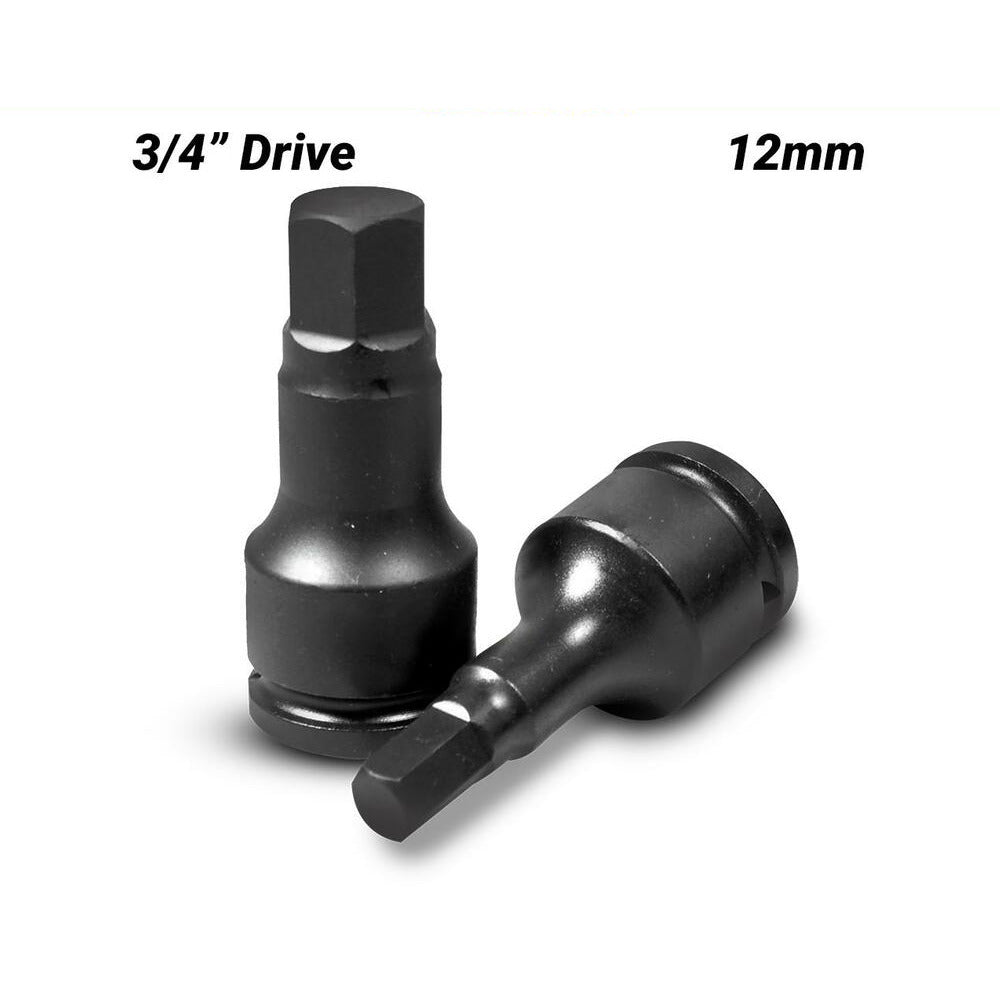 Sidchrome X6H12M 3/4" Drive INHEX 12mm Impact Metric Socket